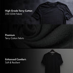 Always Loyalty Over Love Black Oversized Graphic T-Shirt for Women