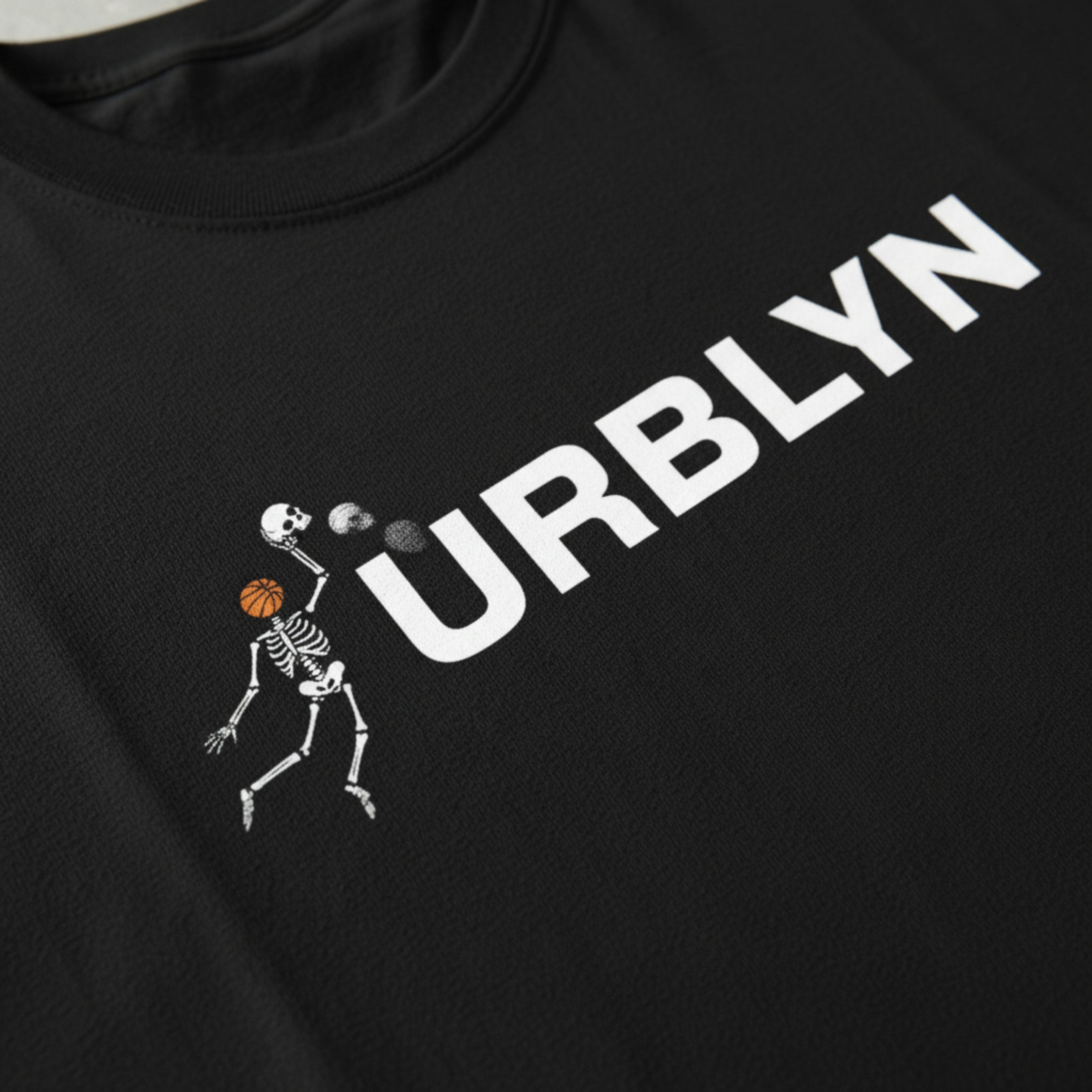URBLYN Black Oversized T-Shirt for Men